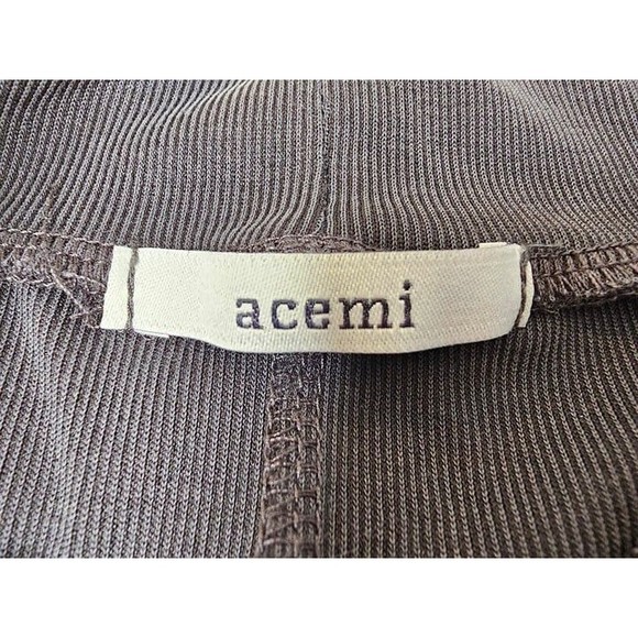 Acemi Dark Grey Mock Neck Sleeveless Swing Trapeze Tunic, Size Small - Picture 3 of 4